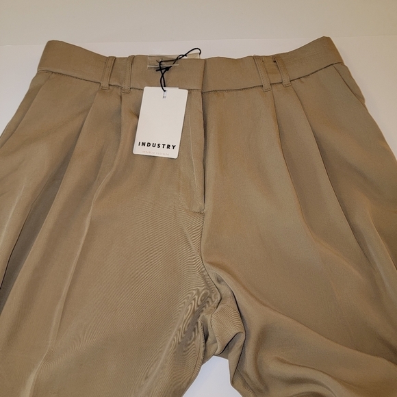 Industry Republic Trousers Soft Lyocell 12 Dress Pants Tan - Picture 15 of 16